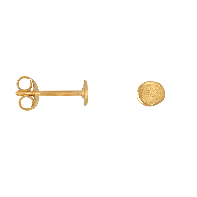 Hammered Vintage Stud Earring