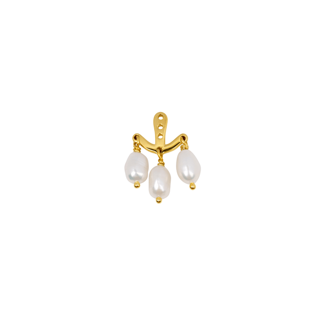 Add-on Pearls Ear Jacket (one piece)