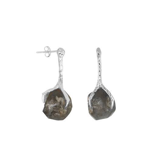 Claw Stud Labradorite Earring (one piece)