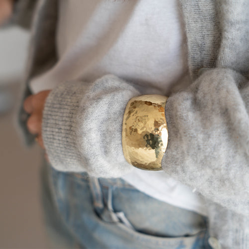 Hammered Cuff Bracelet