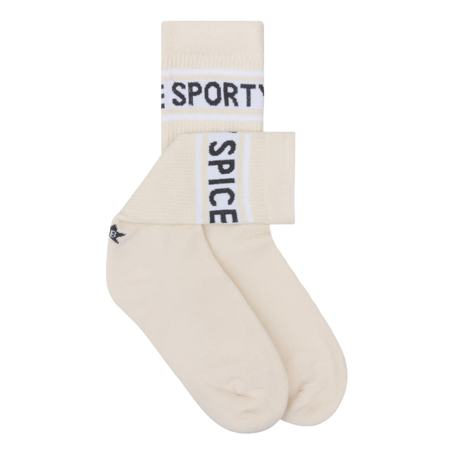 Sock Off-white Black Sporty Spice Stripes