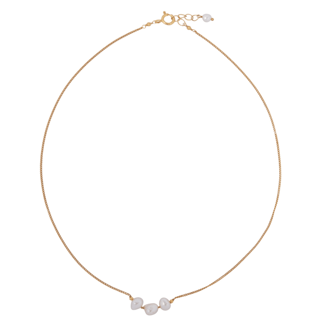 Three Pearl Necklace