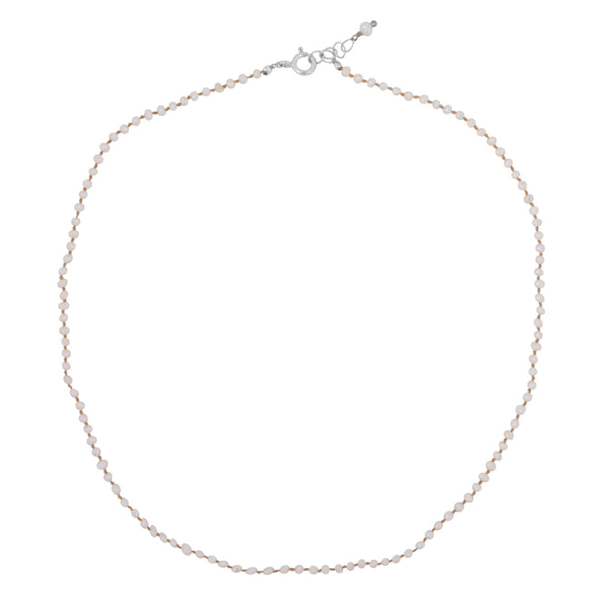 N2274 Silver Pearl Necklace Silver