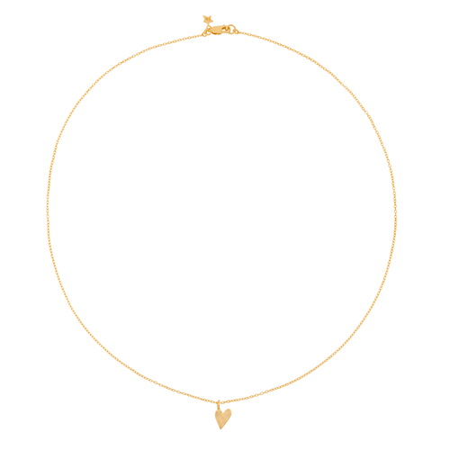 Medium Heart Necklace Plain