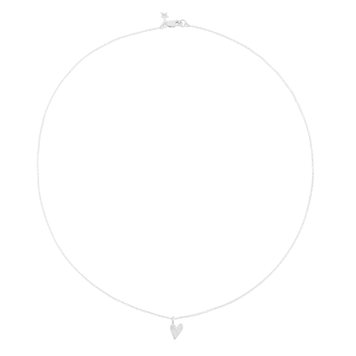 Medium Heart Necklace Plain
