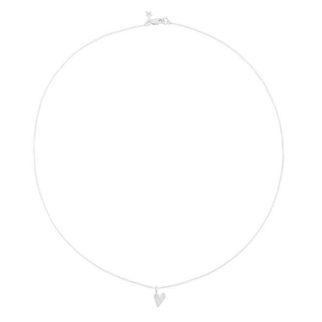 Medium Heart Necklace Plain