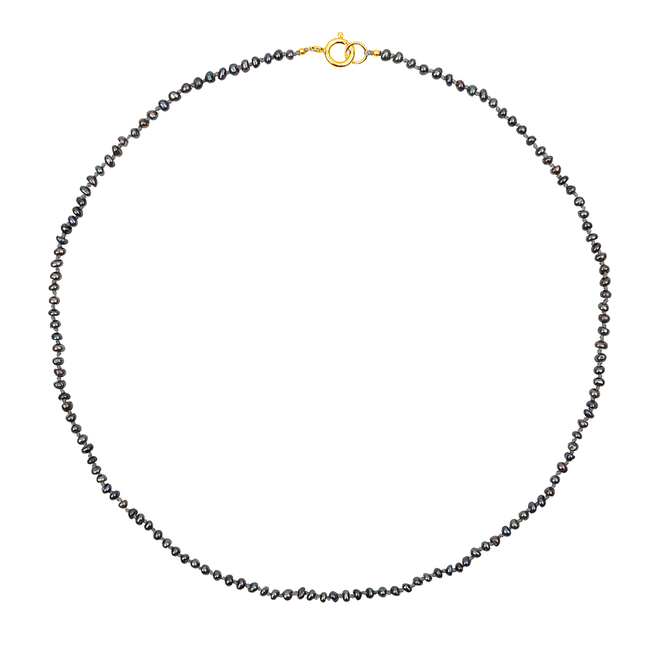Black Pearl Necklace