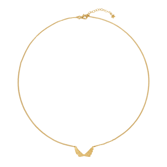 Hammered Wing Necklace